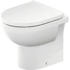 Image de Duravit WC sur pied, cuvette profonde No. 1 Compact 37x48 cm, 4,5 l, évac. horizont., sans bride, blanc
