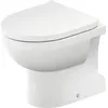 Image de Duravit DuraStyle Basic Stand-WC Duravit Rimless®, Sortie Verticale, pour Prise d'eau Variable, Coloris: Blanc - 2184010000