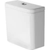 Image de Duravit Citerne No. 1 39x17cm, 6/3 l, raccord bas gauche, blanc