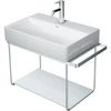 Image de Duravit Console métallique DuraSquare 66,5x38cm, murale, chrome