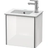 Image de Duravit Meuble sous-lavabo XSquare 41x28,9x40 cm, suspendu, D. droite, noir brillant