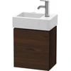 Image de Duravit Meuble sous lavabo L-Cube 36,4x24,1x40 cm, wd, porte g, noyer brossé