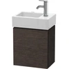 Image de Duravit Meuble sous-lavabo L-Cube 36,4x24,1x40 cm, wd, porte gauche, chêne foncé mat