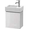 Image de Duravit Meuble sous-lavabo L-Cube 36,4x24,1x40 cm, suspendu, porte gauche, blanc brillant