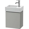 Image de Duravit Meuble sous lavabo L-Cube 36,4x24,1x40cm, wd, porte droite, béton gris mat