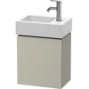 Image de Duravit L-Cube Meuble sous lavabo 36,4x24,1x40 cm, suspendu, porte droite, Tau mat