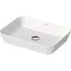 Image de Duravit évier Cape Cod, 550x400 mm, sans Table de robinetterie, sans trop-Plein, Coloris: Couleur intérieure Blanche, Couleur extérieure Blanche - 2347550000