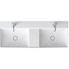 Image de Duravit Meuble double vasque gs DuraSquare 120x47 cm, sans trop-plein, avec vidage, 1 trou de robinet, blanc