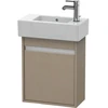 Image de Duravit Meuble sous lavabo Ketho 45x22,5x55cm, suspendu, porte gauche, lin