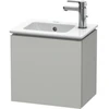 Image de Duravit Meuble sous-lavabo L-Cube 42x29,4x40 cm, suspendu, porte gauche, béton gris