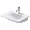 Image de Duravit Lave-Mains Viu 234463, 630 mm, avec trop-Plein, avec Table de robinetterie, 1 Trou de Robinet, Coloris: Blanc - 2344630000