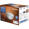 Image de Duravit WC suspendu, chasse profonde Set Architec Rimless, Durafix, avec abattant, blanc