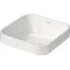 Image de Duravit Happy D.2 Plus Évier à poser, 235940, 400x400 mm, rectifié, sans trop-plein, sans trou de robinet établi, Couleur: Blanc