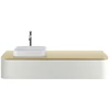Image de Duravit Vasque à poser Happy D.2 Plus 40x40, fermé, sans robinetterie, blanc
