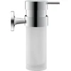 Image de Duravit Seifenspender Starck T 6x12,6 cm, mural, verre blanc mat, chrome
