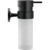 Image de Duravit Seifenspender Starck T 6x12,6 cm, montage mural, verre blanc mat, noir mat