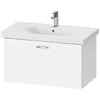 Image de Duravit XBase Meuble sous-lavabo Mural L:80 cm avec 1 tiroir, XB607101818, Couleur: Blanc
