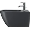 Image de Duravit Bidet mural Happy D.2 35,5x54 cm, avec HL, UL, HLB, anthracite mat