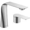 Image de Duravit D.1 Mélangeur lavabo 2 Trous M, D111200020, sans vidage Pop-up - D11120002010
