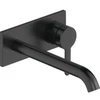 Image de Duravit Kit de montage C.1 Mitigeur lavabo encastré, projection 225 mm, noir mat