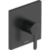 Image de Duravit C.1 Mitigeur monocommande de douche encastré, rosette carrée, 1 consommateur, Couleur: Noir mat