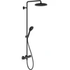 Image de Duravit Système de douche C.1 Sortie 350 mm, avec thermostat de douche, noir mat