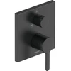 Image de Duravit Kit de montage prêt C.1 UP-WA.-EHM, angle, avec robinet de dérivation, noir mat