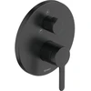 Image de Duravit Set de montage prêt C.1 Mitigeur bain encastré, rond, avec inverseur, noir mat