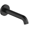 Image de Duravit C.1 Bec déverseur pour baignoire, rosace ronde, saillie 205mm, C152400100; Coloris: Noir Mat