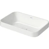 Image de Duravit Lavabo à poser Happy D.2 Plus 60x40 cm, blanc/anthracite mat