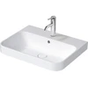 Image de Duravit Lavabo à poser Happy D.2 Plus 60x46 cm, gs, m HL, ÜL, HLB, anthr. m