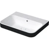 Image de Duravit Lavabo à poser Happy D.2 Plus 60x46 cm, blanc/anthracite mat