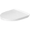 Image de Siège de WC Duravit No.1 Compact, 369x433mm, amovible, blanc brillant, avec dispositif d'abaissement automatique, 0026190000