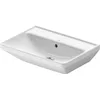 Image de Duravit D-Neo lavabo, 600x440mm, sans trou pour robinet, avec trop-plein, blanc brillant, 2366600060