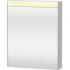 Image de Duravit Xbase, Ensemble de Meubles muraux, avec Armoire de Toilette LED, lavabo et Meuble sous-lavabo, Largeur 600 mm, XB0075L4545, Couleur: Version