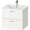 Image de Duravit Ensemble de meubles XBase 63 cm, 1 tiroir, raccord à droite, blanc brillant
