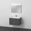 Image de Duravit Xbase, Ensemble de Meubles muraux, avec Miroir LED, lavabo et Meuble sous-lavabo, Largeur 800 mm, XB007104949, Couleur: Version