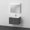 Image de Duravit Xbase, Ensemble de Meubles muraux, avec Miroir LED, lavabo et Meuble sous-lavabo, Largeur 800 mm, XB007604949, Couleur: Version