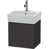 Image de Duravit Meuble sous lavabo L-Cube 43,4x34,1x40 cm, wd, porte gauche, graphite mat