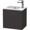 Image de Duravit Meuble sous lavabo L-Cube 42x29,4x40 cm, suspendu, porte droite, graphite mat
