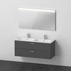 Image de Duravit Ensemble de meubles XBase 130x49cm, WT, WTU 2 HL/SK, Sp., graph ma