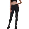 Image de Urban Classics Leggings Femme Triangles Mesh Femme Legging Noir/Noir 5XL