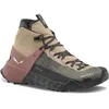 Image de Salewa Wildfire NXT Mid GTX Bottes de randonnée et de trekking imperméables Gore-Tex pour femme, Sable mouvant/rouge étrusque, 39 EU