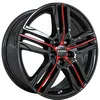 Image de RONAL RONAL R57 MCR jetblack-red spoke 7.5Jx19 5x112 ET55