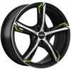 Image de RONAL RONAL R62 GREEN jetblack-matt-frontkopiert 7.5Jx18 5x100 ET35