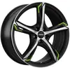 Image de RONAL RONAL R62 GREEN jetblack-matt-frontkopiert 7.5Jx18 5x100 ET45