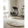 Image de Benuta Nest Whisper Tapis à Poils Longs, Beige, Rond, 200 cm, Douillet et Doux, pour Chambre à Coucher et Salon, Facile d'entretien, Compatible avec Chauffage au Sol