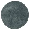 Image de benuta Basic Tapis Poils Long Soho - Bleu 80 cm Rond - Doux Minimaliste - Lavable - Nettoyage Facile - Compatible avec Chauffage au Sol - pour Chambre, Couloir, Salle à Manger