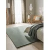 Image de benuta Tapis Bent Plain en Laine Vert 250 x 350 cm