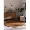 Image de Tapis benuta en pur sisal Greta - Brun clair 250x250 cm Rond - 100 % sisal - Rond et style : bordure, uni, Natural Living, Scandi Living - Facile d'entretien pour salon, chambre à coucher